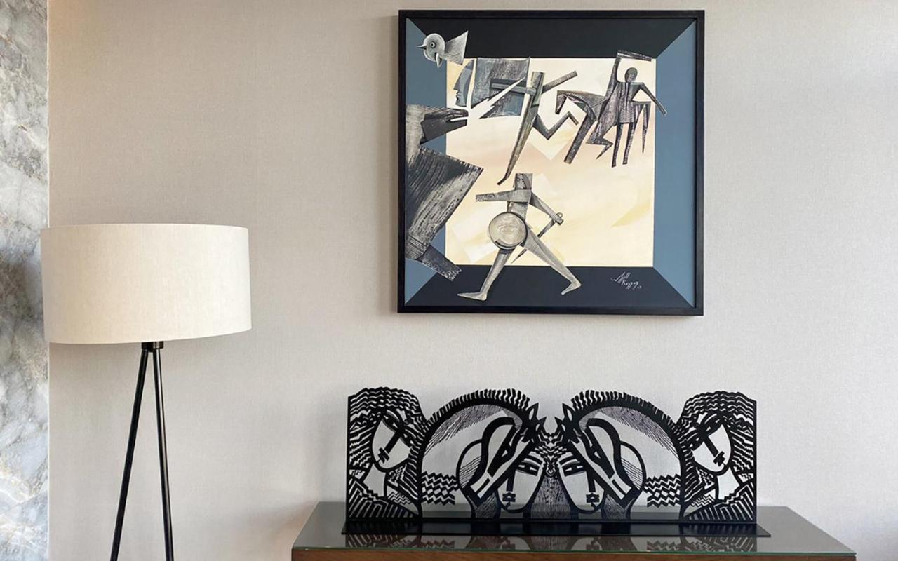 Crowne Plaza - West Cairo Arkan By Ihg 6th of October City Eksteriør bilde The sculpture "The Horse" by the artist